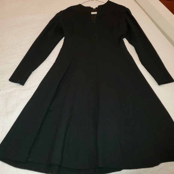 PLEASE SEE PICTURE Dresses & Skirts - CLASSIC STYLE BLACK WOOL DRESS